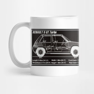 Renault 5 GT Turbo Mug